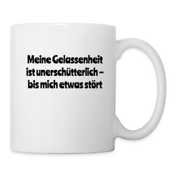 Selbstironische Sprüche - Tasse - Weiß - Rechts