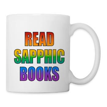 Lire des livres saphiques - Mug blanc - blanc - Droite