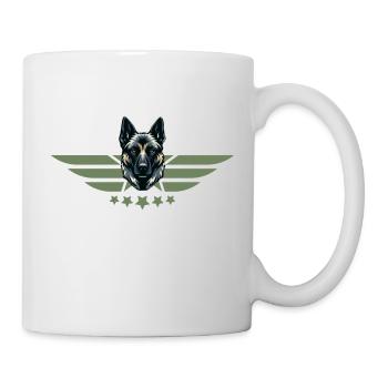 DOGINARE TEAM LOGO ohne Schriftzug - Tasse - Weiß - Rechts