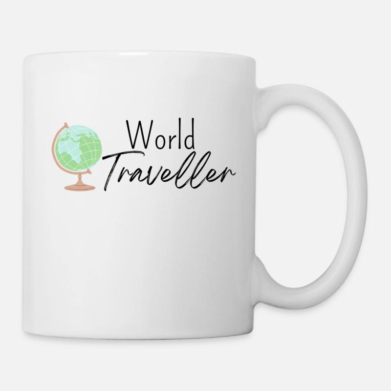 Voyageur du monde - Mug blanc - blanc