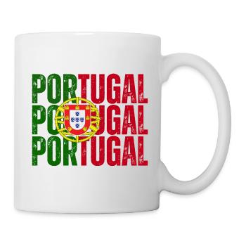 Drapeau du Portugal, fierté portugaise - Mug blanc - blanc - Droite