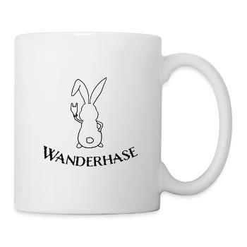 Wanderhase - Tasse - Weiß - Rechts