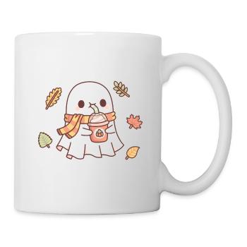 Süßer Geist Trinkt Kürbis Gewürz Latte Herbst - Tasse - Weiß - Rechts