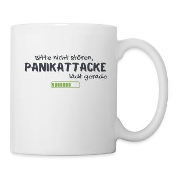 Please do not disturb, panic attack is just loading anxiety - Mug - white - Right
