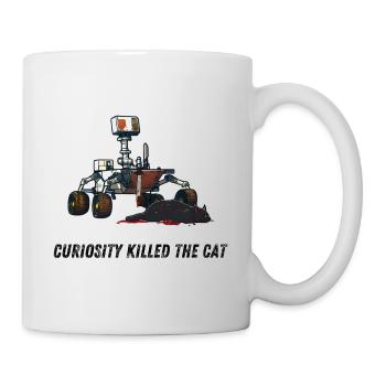 La curiosité est un vilain défaut - Mug blanc - blanc - Droite