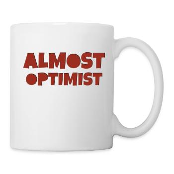 almost optimist - Tasse - Weiß - Rechts