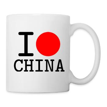 I love China - Mug - white - Right