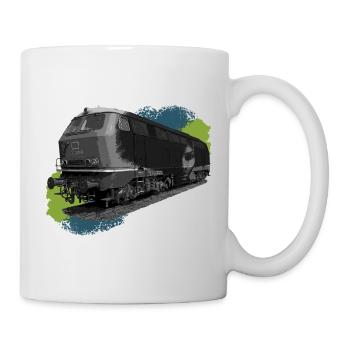 Locomotive DB216 - Mug blanc - blanc - Droite