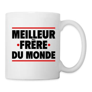 Meilleur frère du monde, idée cadeau frere - Mug blanc - blanc - Droite