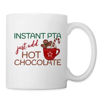 Instant PTA hot chocolate Christmas - Mug - white - Right