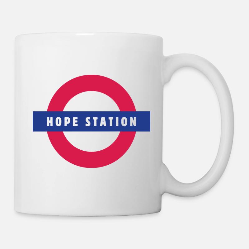 Bahnhof Hope - Tasse - Weiß