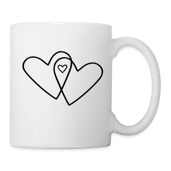 3 Hearts Family - Mug - white - Right