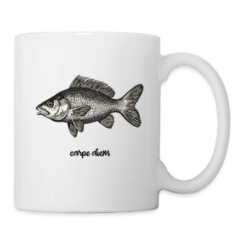 carpe diem - Tasse - Weiß - Rechts