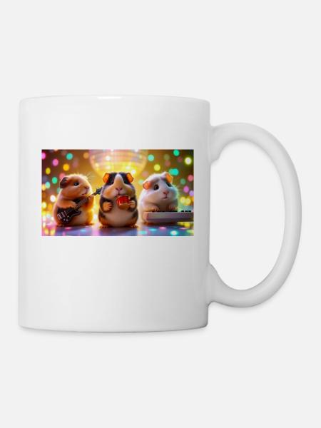 Guinea Pig Band – Disco Edition - Mug - white