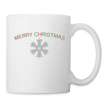 JOYEUX NOËL FLOCON DE NEIGE - Mug blanc - blanc - Droite