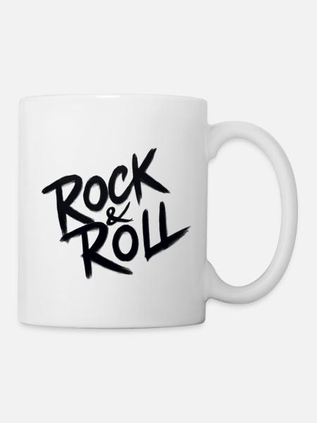 Rock & Roll - Mug - white