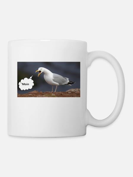 Moin Möwe - Tasse - Weiß