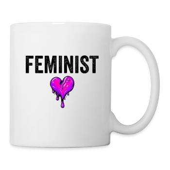 Feminist - Tasse - Weiß - Rechts