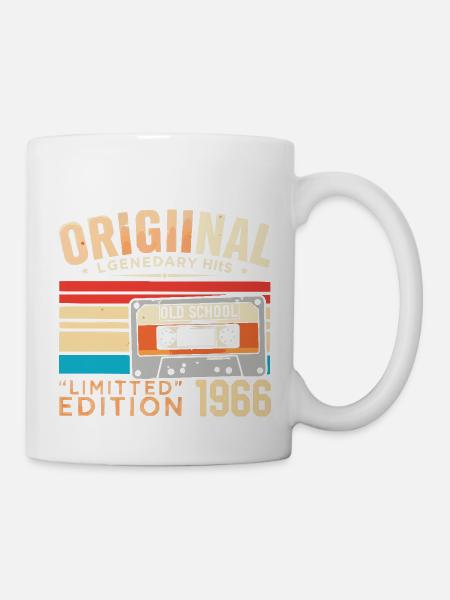 Original 1966, legendär seit 1966 Jahrgang 1966 - Tasse - Weiß