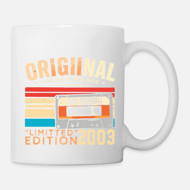 Original 2003, Légendaire depuis 2003 Vintage 2003 - Mug blanc - blanc