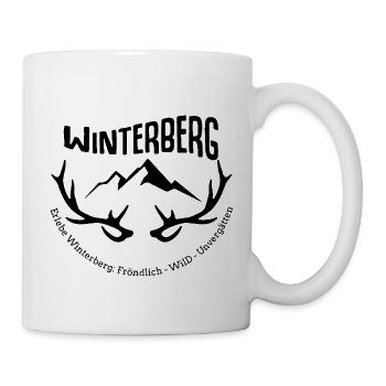 Erlebe Winterberg Fröndlich Wild Unvergätten - Tasse - Weiß - Rechts