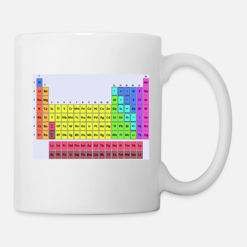 Tableau périodique - Mug blanc - blanc