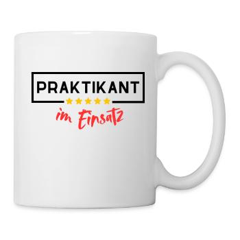 Intern in action - Mug - white - Right