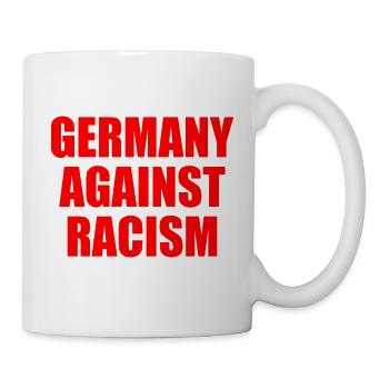 Germany against racism - Tasse - Weiß - Rechts