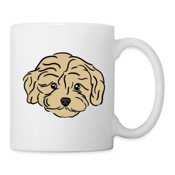 Doodle Puppy - Mug - white - Right