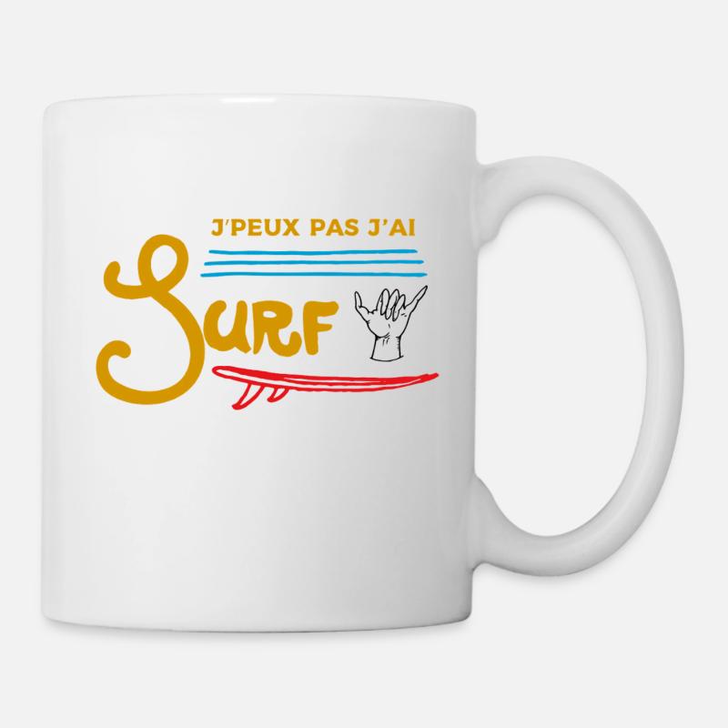 Ich kann nicht surfen - Tasse - Weiß