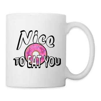 Schön, dich zu essen - Tasse - Weiß - Rechts