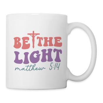 Sei das Licht - Tasse - Weiß - Rechts