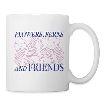Blumen & Farne Vibes - Tasse - Weiß - Rechts