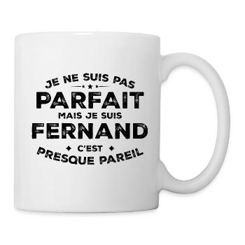 Fernand Un Prénom, Une Attitude L’Humour Fernand - Mug blanc - blanc - Droite