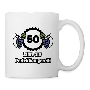 50th Birthday - 50 Years Matured to Perfection - Mug - white - Right