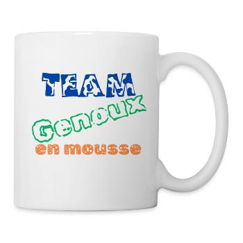 Team Schaumstoff Knie - Tasse - Weiß - Rechts