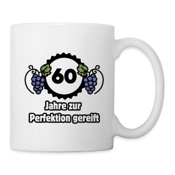 60th Birthday - 60 Years Matured to Perfection - Mug - white - Right