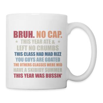 Gen A Slang Teachers Happy Last Day of School 2025 - Mug - white - Right