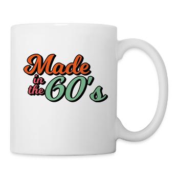 Hergestellt in den 60er Jahren - Tasse - Weiß - Rechts