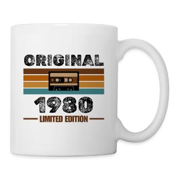 Original 1980 – Retro Kassette Limited Edition - Tasse - Weiß - Rechts