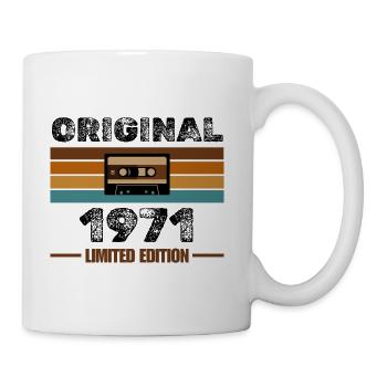 Original 1971 – Retro Kassette Limited Edition - Tasse - Weiß - Rechts