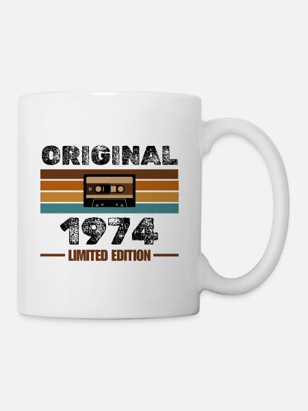 Original 1974 – Retro Cassette Limited Edition - Mug - white