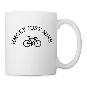 Kmoet just nothing, Dialecte anversois Chemises - Mug blanc - blanc - Droite