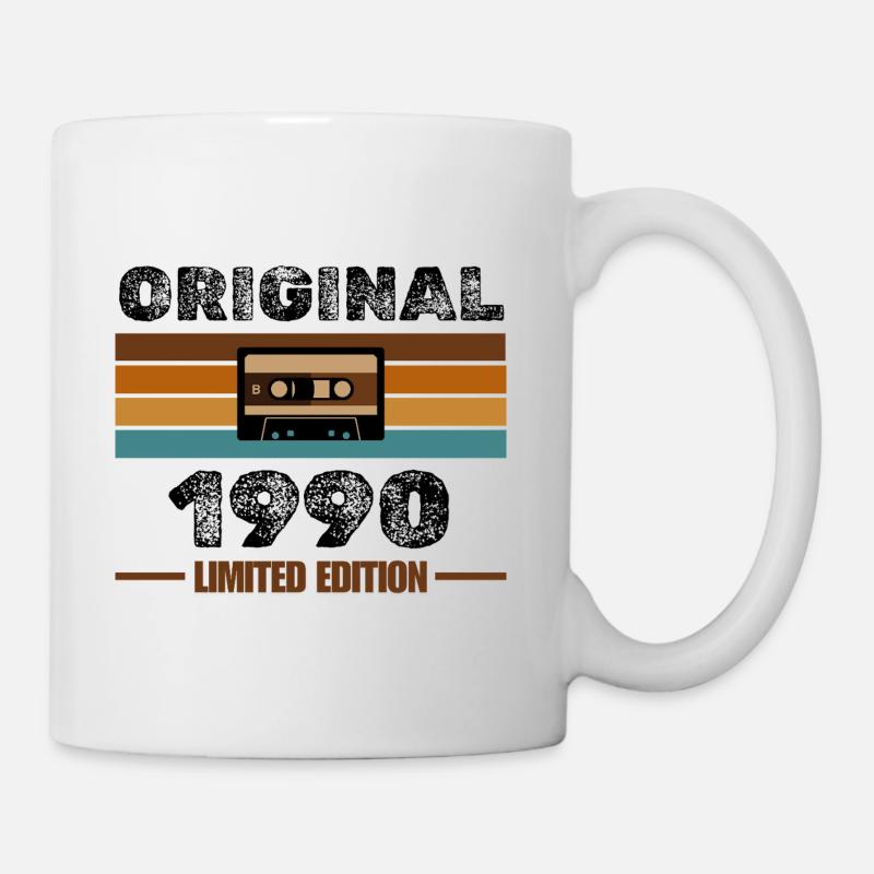 Original 1990 – Retro Cassette Limited Edition - Mug - white
