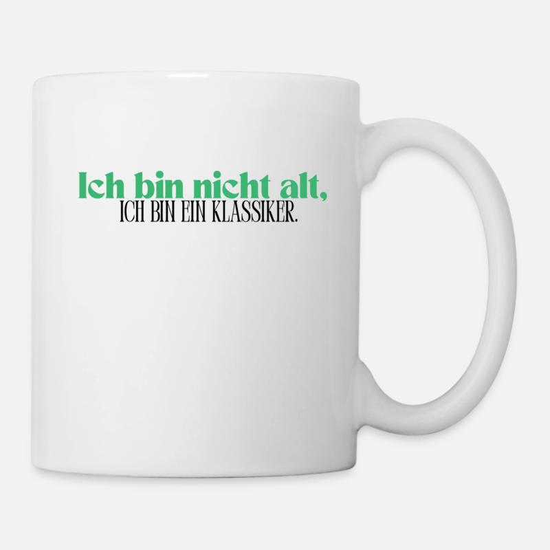 Je ne suis pas vieux, je suis un classique - Mug blanc - blanc