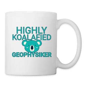 Geophysiker Koalafied Geophysik - Tasse - Weiß - Rechts