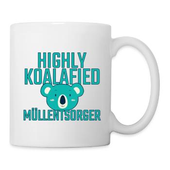 Waste disposal company Koalafied - Mug - white - Right