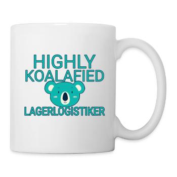 Lagerlogistiker Koalafied - Tasse - Weiß - Rechts