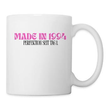 Made in 1994 - Perfektion seit Tag 1 - Tasse - Weiß - Rechts