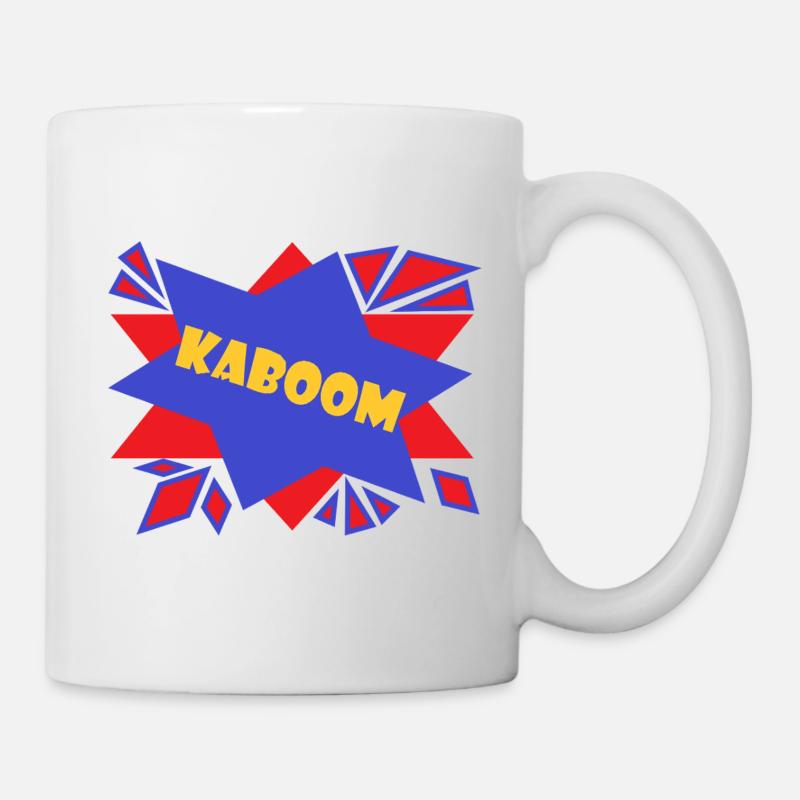 Comic Kaboom - Mug - white